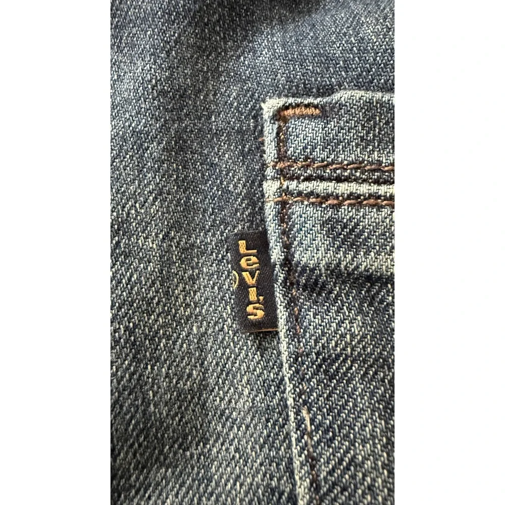 Levis Premium 511 Slim Fit Mens Jeans Dark Wash Denim 34x29‎ Redloop